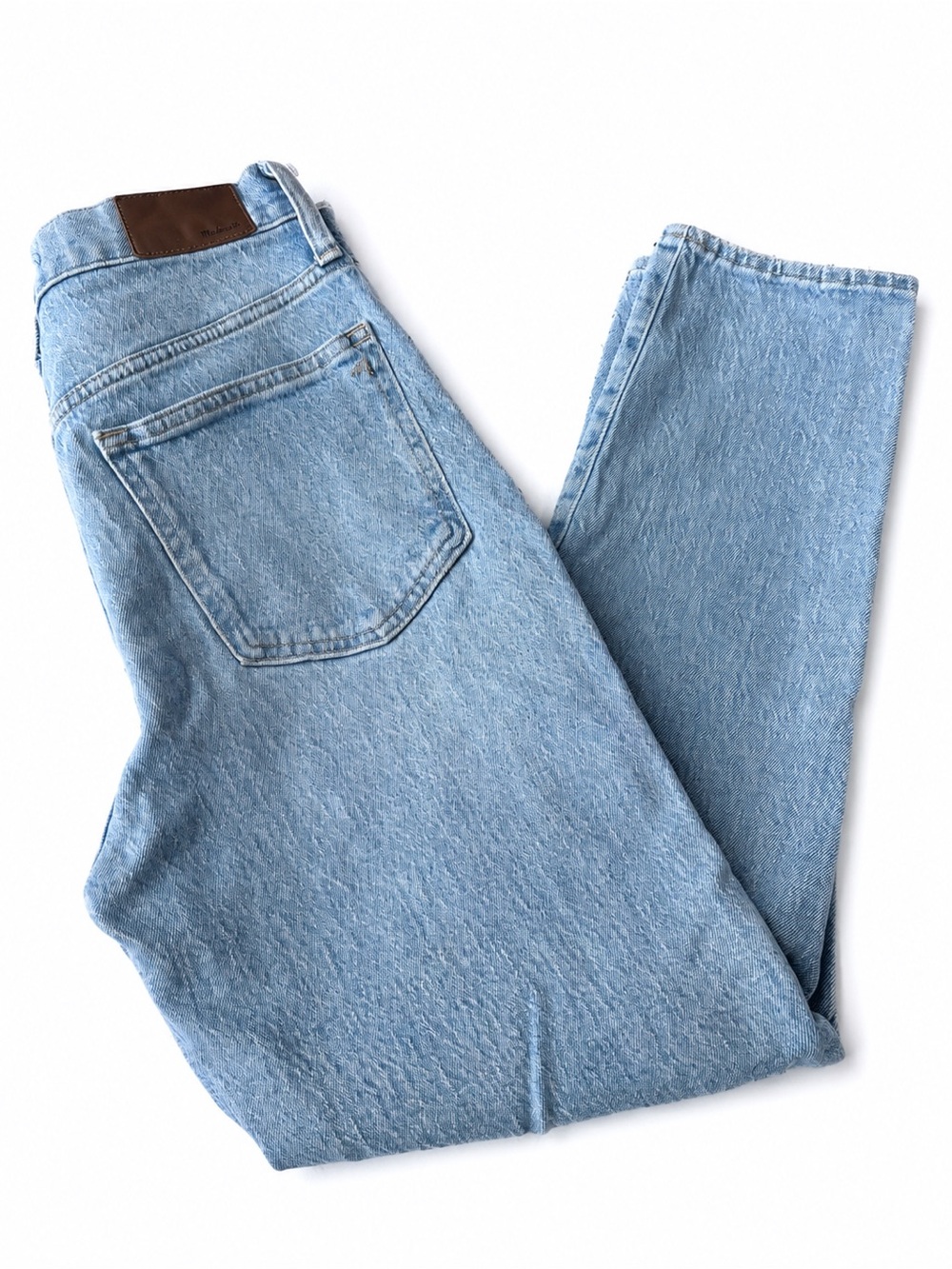Madewell The Perfect Vintage Jeans Size 26 High Rise Straight Leg Light Wash